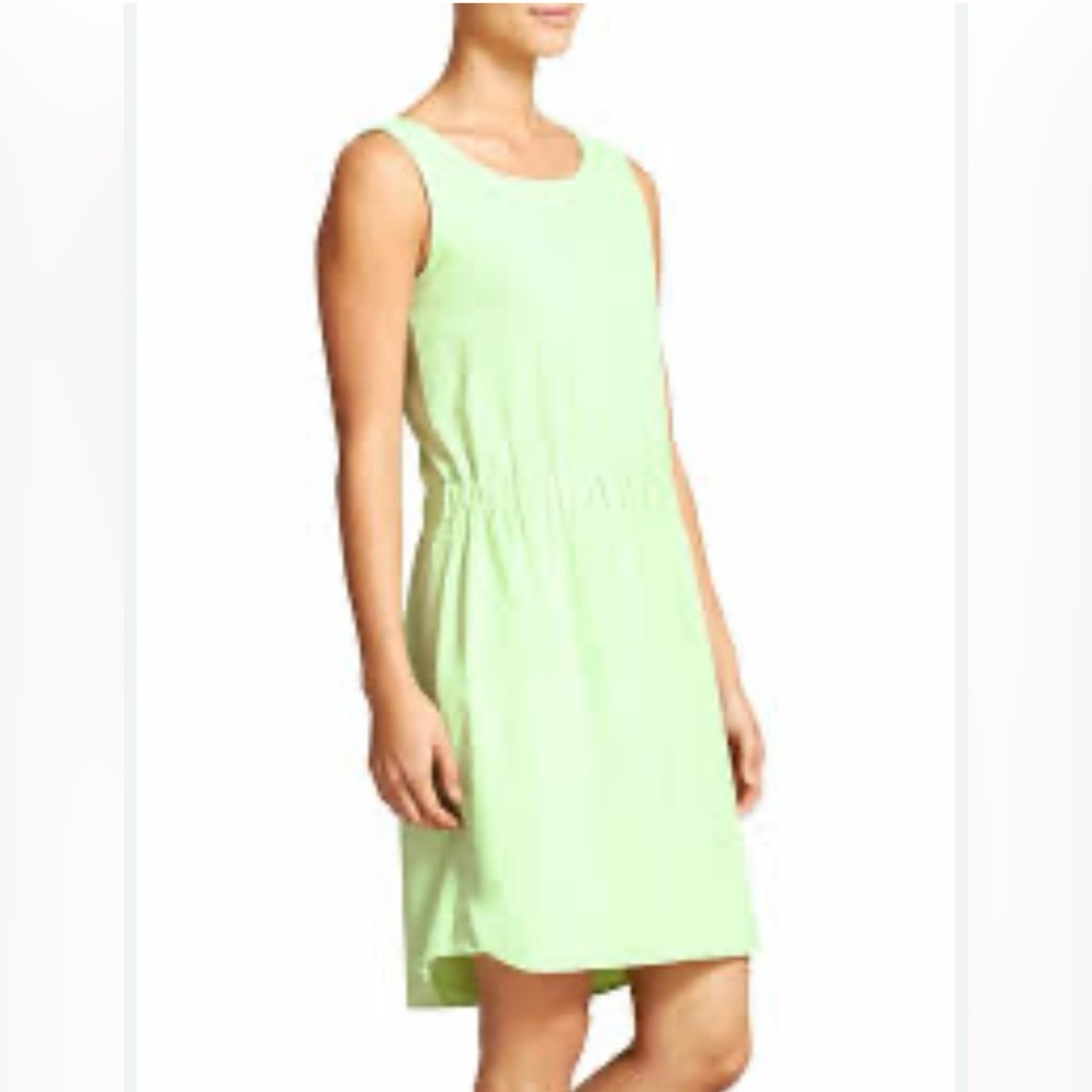 Athleta Dress Womens 6T Astra Wasabi Green Sleeveless Featherweight Stretch